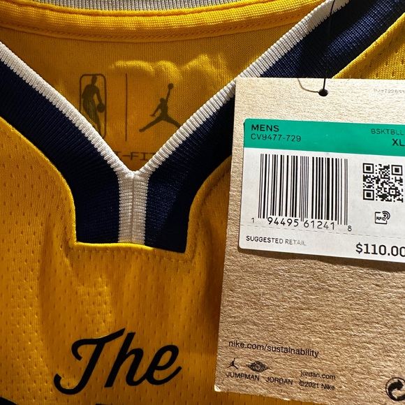 NWT Stephen Curry Golden State Warriors Nike 20-22 Statement Swingman Jersey XL - Picture 5 of 5